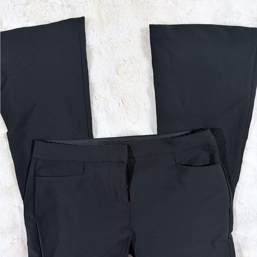 Express Midnight Black Flare Pants